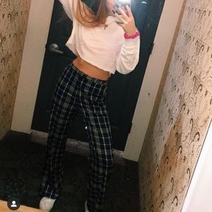 Brandy Melville plaid pants